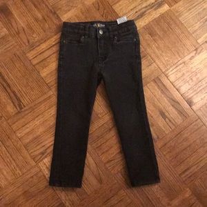 Size 3T black skinny Lucky jeans